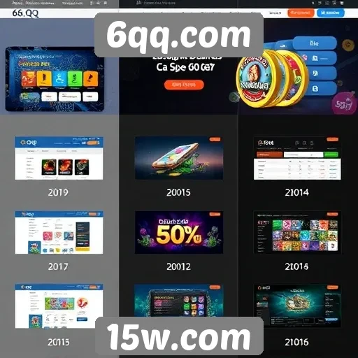 Evolução do design do site 6qq.com